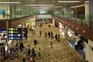 Terminal 1 am Changi AirportQuelle: Singapore Changi Airport